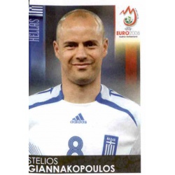 Stelios Giannakopoulos Greece 373 Panini Uefa Euro 2008 Austria Switzerland