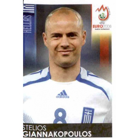 Stelios Giannakopoulos Greece 373 Panini Uefa Euro 2008 Austria Switzerland