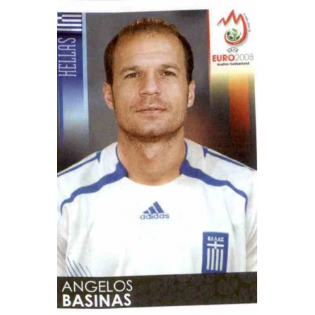 Angelos Basinas Greece 374 Panini Uefa Euro 2008 Austria Switzerland