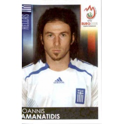 Ioannis Amanatidis Greece 378 Panini Uefa Euro 2008 Austria Switzerland