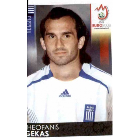 Theofanis Gekas Greece 381 Panini Uefa Euro 2008 Austria Switzerland