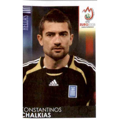 Konstantinos Chalkias Greece 383 Panini Uefa Euro 2008 Austria Switzerland