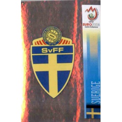 Escudo Sweden 389 Panini Uefa Euro 2008 Austria Switzerland