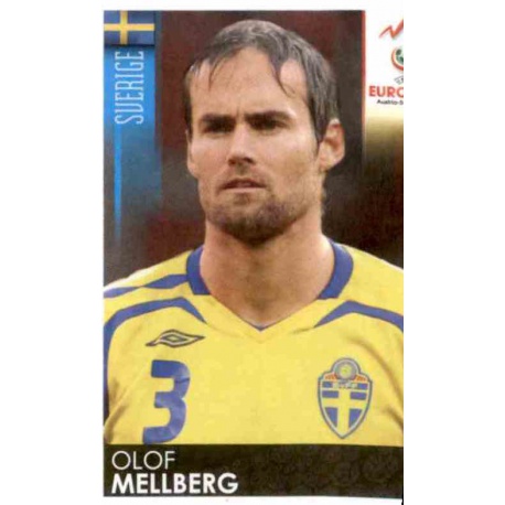 Olof Mellberg Sweden 391 Panini Uefa Euro 2008 Austria Switzerland