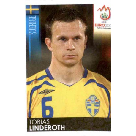 Tobias Linderoth Sweden 399 Panini Uefa Euro 2008 Austria Switzerland