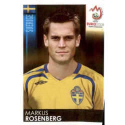Markus Rosenberg Sweden 408 Panini Uefa Euro 2008 Austria Switzerland