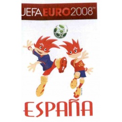 Spain Mascota 410 Panini Uefa Euro 2008 Austria Switzerland