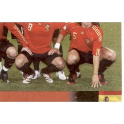 Team Photo 4 Spain 414 Panini Uefa Euro 2008 Austria Switzerland