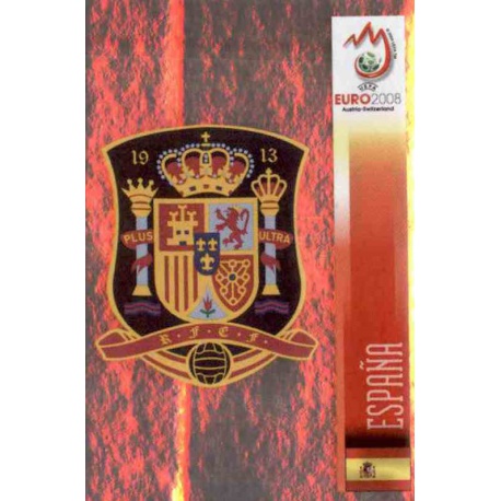 Emblem Spain 415 Panini Uefa Euro 2008 Austria Switzerland