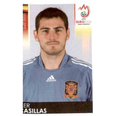 Iker Casillas Spain 416 Panini Uefa Euro 2008 Austria Switzerland