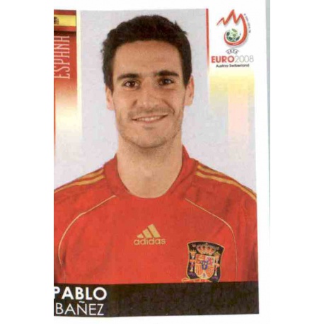 Pablo Ibañez Spain 418 Panini Uefa Euro 2008 Austria Switzerland