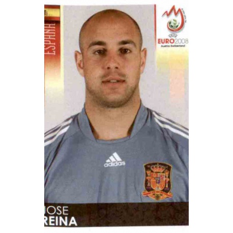Jose Reina Spain 435 Panini Uefa Euro 2008 Austria Switzerland