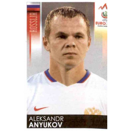 Aleksandr Anyukov Russia 445 Panini Uefa Euro 2008 Austria Switzerland