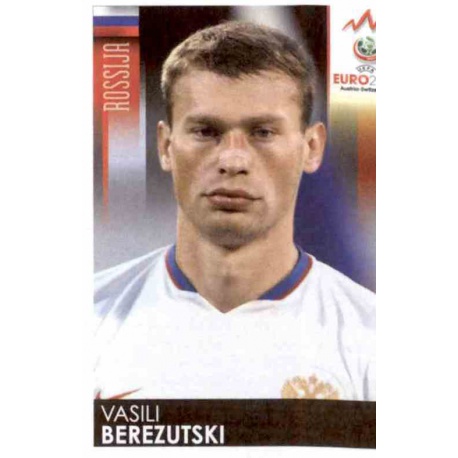 Vasili Berezutski Russia 446 Panini Uefa Euro 2008 Austria Switzerland