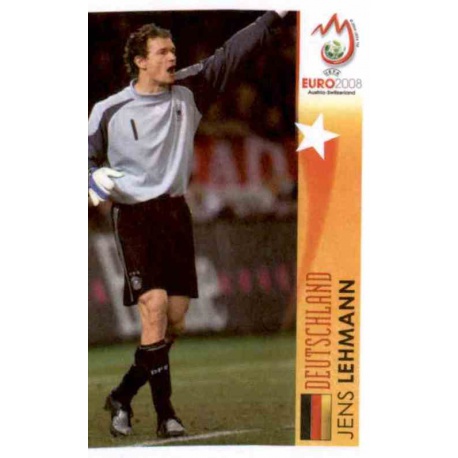 Jens Lehmann In Action Germany 467 Panini Uefa Euro 2008 Austria Switzerland