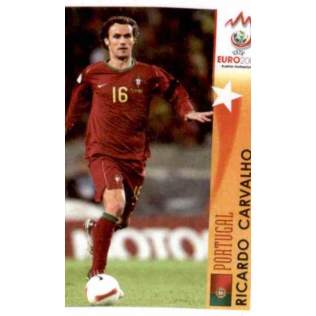 Ricardo Carvalho In Action Portugal 469 Panini Uefa Euro 2008 Austria Switzerland