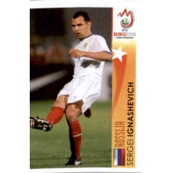 Sergei Ignashevich In Action Russia 478 Panini Uefa Euro 2008 Austria Switzerland
