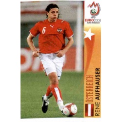 Rene Aufhauser In Action Austria 486 Panini Uefa Euro 2008 Austria Switzerland