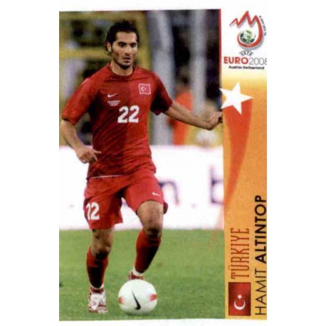 Hamit Altintop In Action Turkey 493 Panini Uefa Euro 2008 Austria Switzerland