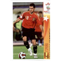 Francesc Fabregas In Action Spain 504 Panini Uefa Euro 2008 Austria Switzerland