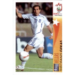 Theofanis Gekas In Action Greece 508 Panini Uefa Euro 2008 Austria Switzerland