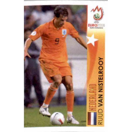 Ruud Van Nistelrooy In Action Holland 520 Panini Uefa Euro 2008 Austria Switzerland