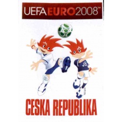 Czech Republic Mascota 72 Panini Uefa Euro 2008 Austria Switzerland