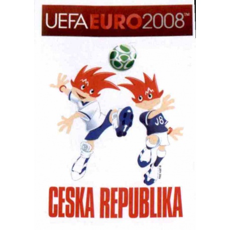 Czech Republic Mascota 72 Panini Uefa Euro 2008 Austria Switzerland
