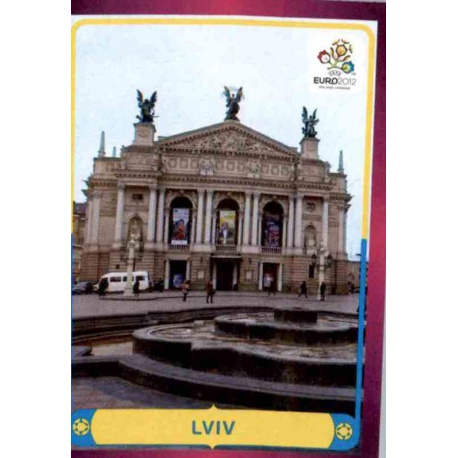 Lemberg Estadio 25 Panini Uefa Euro 2012 Poland Ukraine