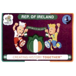 Republic of Ireland Creating History Together 40 Panini Uefa Euro 2012 Poland Ukraine