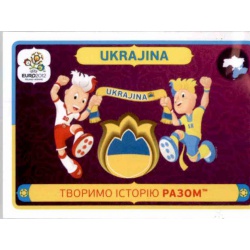 Ukraine Creating History Together 42 Panini Uefa Euro 2012 Poland Ukraine
