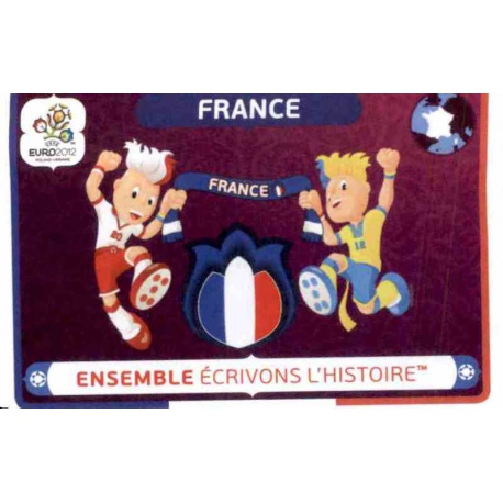 France Creating History Together 44 Panini Uefa Euro 2012 Poland Ukraine