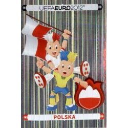 Mascot Poland 49 Panini Uefa Euro 2012 Poland Ukraine
