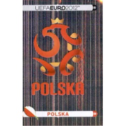 Escudo Poland 50 Panini Uefa Euro 2012 Poland Ukraine