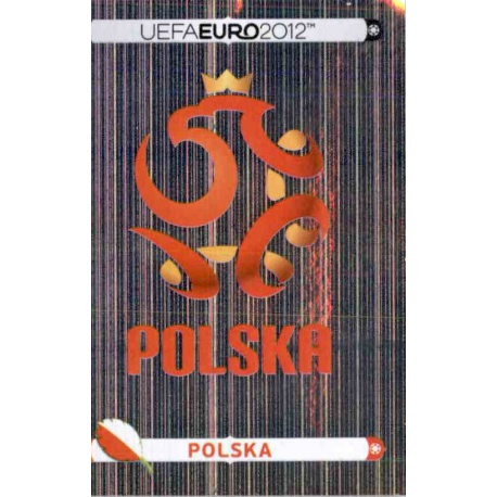Escudo Poland 50 Panini Uefa Euro 2012 Poland Ukraine