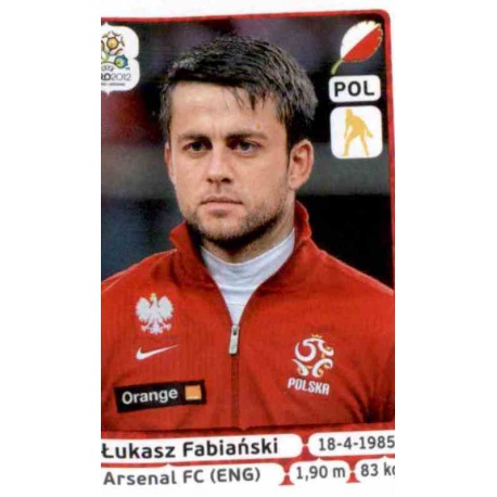 Lukasz Fabianski Poland 56 Panini Uefa Euro 2012 Poland Ukraine