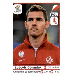Carte adrenalyn panini Ludovic Obraniak Euro 2012 Pologne
