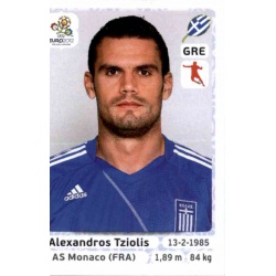 Alexandros Tziolis Greece 93 Panini Uefa Euro 2012 Poland Ukraine