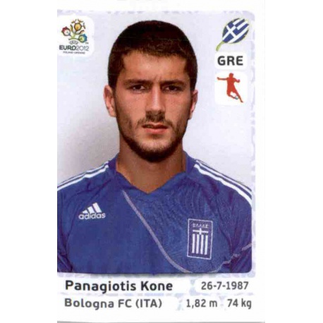 Panagiotis Kone Greece 96 Panini Uefa Euro 2012 Poland Ukraine