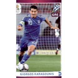Giorgos Karagounis In Action Greece 105 Panini Uefa Euro 2012 Poland Ukraine