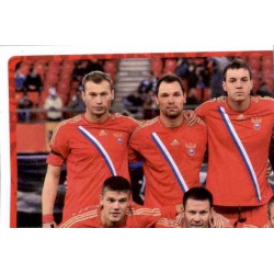 Team Photo 1 Russia 109 Panini Uefa Euro 2012 Poland Ukraine