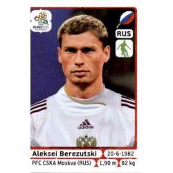 Aleksei Berezutski Russia 117 Panini Uefa Euro 2012 Poland Ukraine