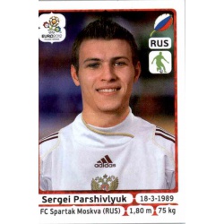 Sergei Parshivlyuk Russia 120 Panini Uefa Euro 2012 Poland Ukraine