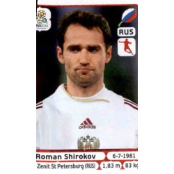 Roman Shirokov Russia 122 Panini Uefa Euro 2012 Poland Ukraine