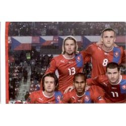 Team Photo 1 Czech Republic 138 Panini Uefa Euro 2012 Poland Ukraine