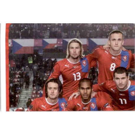 Team Photo 1 Czech Republic 138 Panini Uefa Euro 2012 Poland Ukraine
