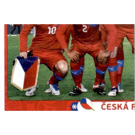 Team Photo 3 Czech Republic 140 Panini Uefa Euro 2012 Poland Ukraine