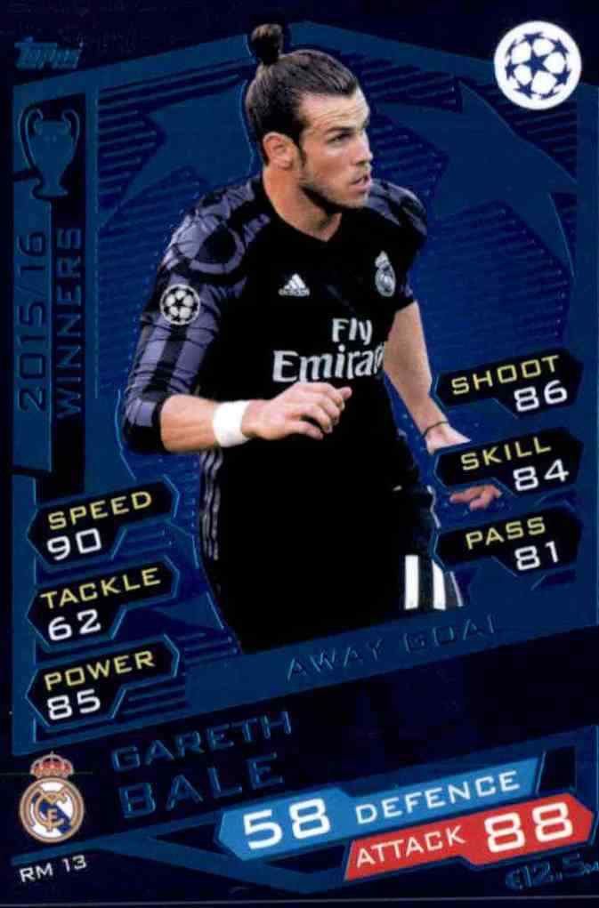 Champions League 16/17 REA16+17 Sticker Cristiano Ronaldo+Gareth Bale 