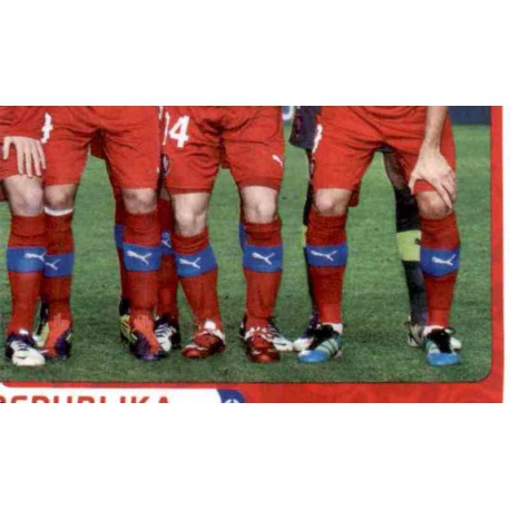 Team Photo 4 Czech Republic 141 Panini Uefa Euro 2012 Poland Ukraine