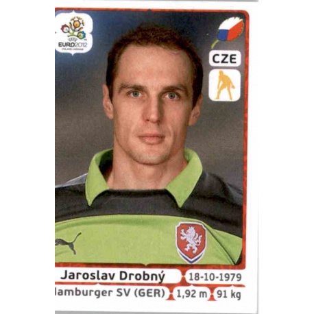 Jaroslav Drobny Czech Republic 143 Panini Uefa Euro 2012 Poland Ukraine